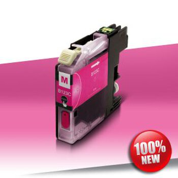 Tusz (zamiennik) do drukarek Brother LC 123 XL Magenta 14ml LC123XL-M