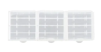 Universal battery box R6/AA R03/AAA white