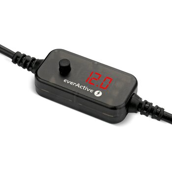 Universal Power Supply, Voltage Selector USB-C PD - DC 5V, 9V, 12V, 15V, 20V, 10 connectors, everActive AD-PD65