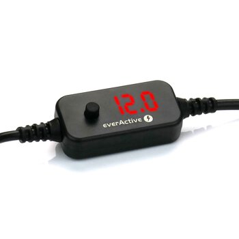 Universal Power Supply, Voltage Selector USB-C PD - DC 5V, 9V, 12V, 15V, 20V, 10 Pins, everActive AD-PD65