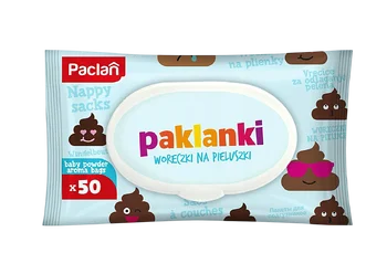 Paclan scented diaper bags 50 pcs
