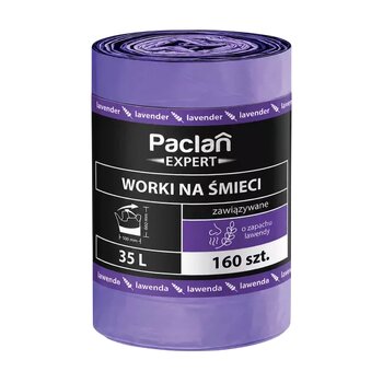Worki na śmieci zapachowe PACLAN EXPERT 35L 160 szt. 