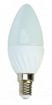 Żarówka 18 SMD2835 6W E14 świeczka matowa TEZO