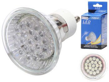 Żarówka 21 LED GU10 ciepła