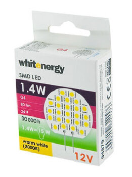 Żarówka 24 SMD3528 G4 ciepła 04879
