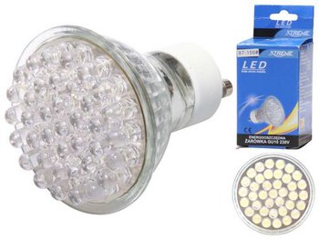 Żarówka 38 LED GU10 ciepła