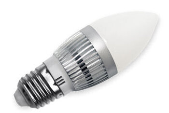 Żarówka 3W POWER LED E27 świeczka matowa