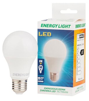 6W ENERGY LIGHT bulb E27 heat Bulb