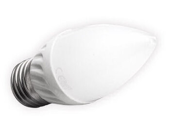 Żarówka 7 SMD3014 3W E27 świeczka matowa