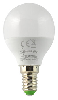 LED Bulb 6W E14 ball Spectrum WOJ13022