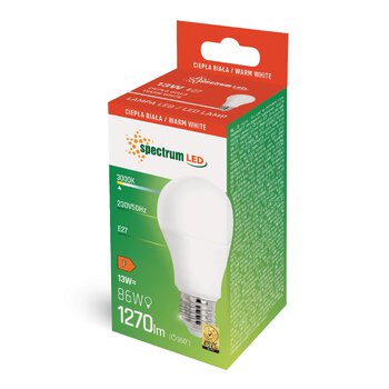 Żarówka LED E27 13W bańka Spectrum WOJ13892