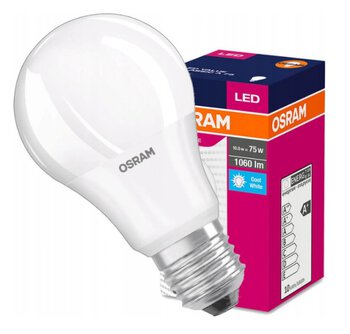 Żarówka LED OSRAM E27 10W LED VALUE CLASSIC A 75 Naturalna 4000K