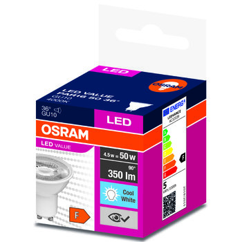 LED bulb OSRAM GU10 5W LED VALUE Natural 4000k