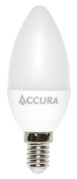 Żarówka LED SMD2835 5W E14 świeczka ciepła ACCURA