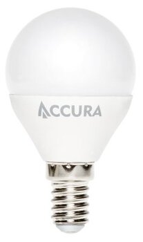 Żarówka LED SMD2835 7W E14 kulka ciepła ACCURA