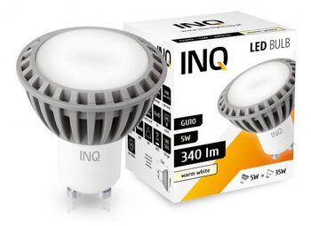 Żarówka LED SMD5630 5W GU10 INQ z soczewką
