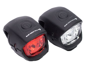 Zestaw lampek rowerowych LED Falcon Eye Weeks FBS0051