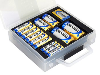 Maxell Kit-12 x LR6/AA, 6 x LR03/AAA, 2 x LR14/C, 2 x LR20/D, 1 x 6LR61/9V