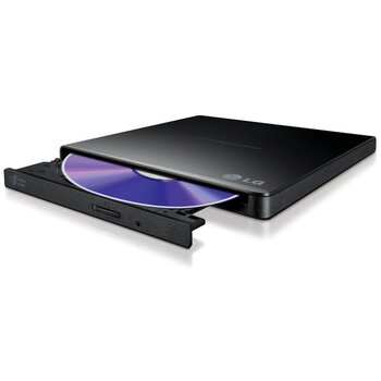 Hitachi USB CD/DVD External Burner - LG Slim GP57EB40 Black