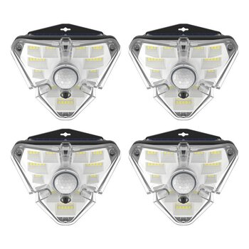 External wall-mounting LED solar lamp with motion sensor 1.2W Baseus DGNEN-B01 set of 4 pieces