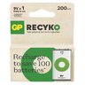 1 x 6F22 / 9V Ni-MH GP ReCyko 200mAh rechargeable battery