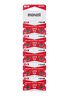 10 x Maxell G3 / AG3 / L736 / LR41 / 192 Mini Alkaline Battery