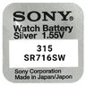 10 x Sony 315 Mini Silver Battery/314/SR 716 SW