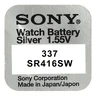 10 x Sony 337 Mini Silver Battery/SR 416 SW
