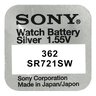 10 x Sony 362 Mini Silver Battery/361/SR 721 SW/G11