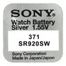 10 x Sony 371 Mini Silver Battery/370/SR 920 SW/G6