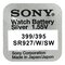 10 x Sony 395 mini Silver Battery/399/SR 927 SW/G7