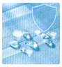 Disposable, protective 3-layer masks, set of 50 pieces.