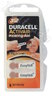 120 x baterie do aparatów słuchowych Duracell ActivAir 312