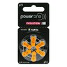 120 x Power One Evolution Varta 13 hearing aid batteries