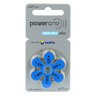 120 x Power One Implant Plus 675 hearing aid batteries