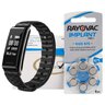 180 x baterie do aparatów słuchowych Rayovac 675 IMPLANT PRO+ + smartband Huawei A2