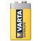 1 x Varta Superlife 6F22 zinc carbon battery (foil)