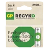 2 x rechargeable AA / R6 Ni-MH GP ReCyko 2100mAh rechargeable batteries