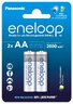 2 x Panasonic Eneloop R6 AA 2000mAh batteries BK-3MCDE/2BE (blister)