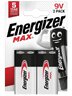 2 x 6LR61/9V (R9*) Energizer Max Battery (Blister)