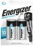 2 x Energizer Max Plus LR14/C alkaline battery (blister)