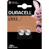 2 x Duracell mini Alkaline battery G12/LR43/186/V12GA/L1142