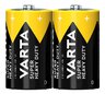 2 x R20 D Varta Superlife / Super Heavy Duty Zinc-Carbon Battery (foil)