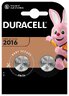 2 x Duracell mini Lithium battery CR2016 DL2016 ECR2016