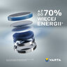 2 x Varta CR2016 lithium battery