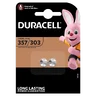 2 x Mini Duracell 357-303 Silver battery/G13/SR44W