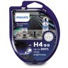 2 x żarówki samochodowe H4 Philips Racing Vision GT +200%