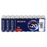 20 x AA/LR6 alkaline batteries SONY Stamina Plus