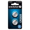 2x everActive CR2025 mini lithium battery