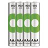 4 x rechargeable batteries AAA / R03 Ni-MH GP ReCyko 950mAh